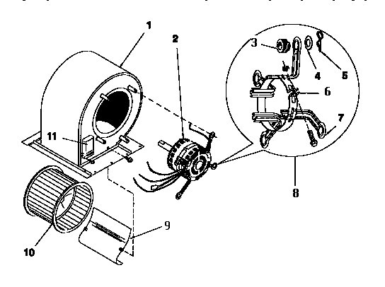 Functional replacement, blower