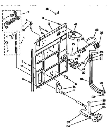 Rear panel