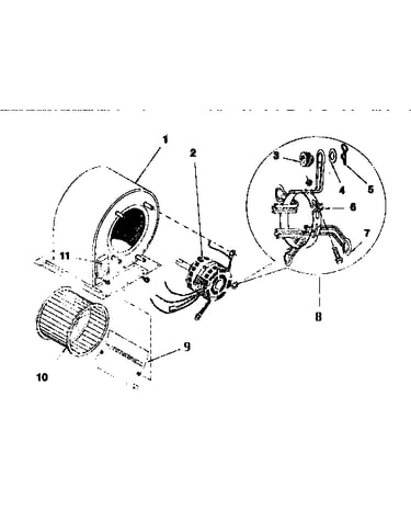 Functional replacement, blower