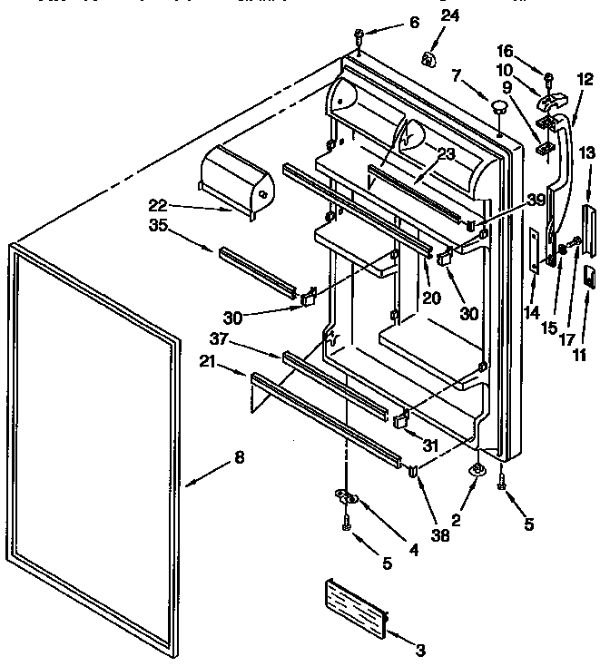 REFRIGERATOR DOOR