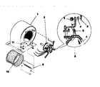 ICP PGMF60H150A functional replacement, blower diagram