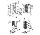 Kenmore 5649237081 upright freezer parts diagram