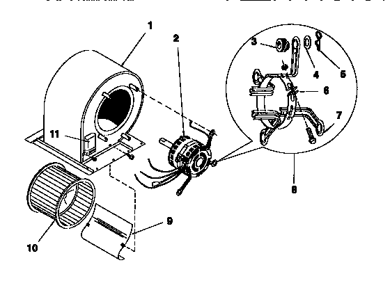 Functional replacement, blower