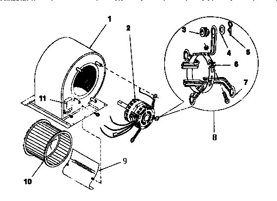 Functional replacement, blower