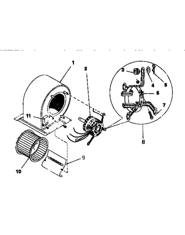 Functional replacement, blower