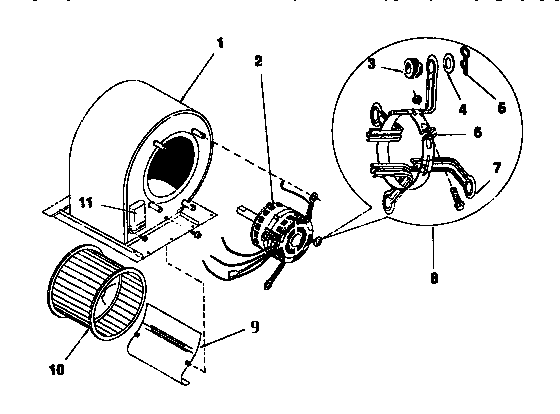 Functional replacement, blower