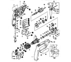 Bosch B6500 3/8" hammer drill diagram
