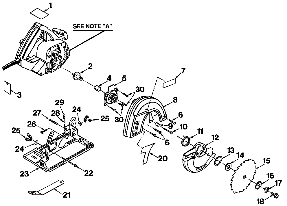 BLADE AND BASE ASSEMBLY