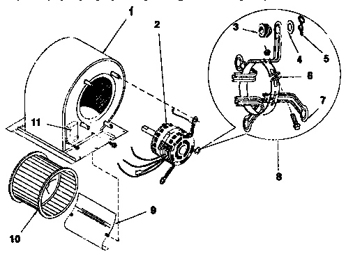 Functional replacement, blower