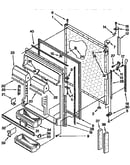 Refrigerator door