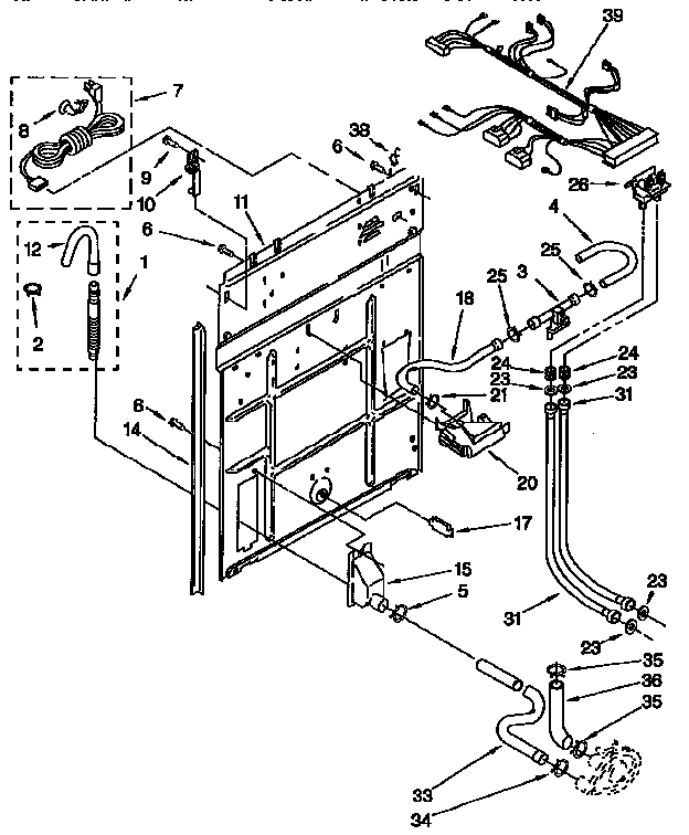 Rear panel