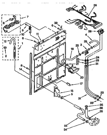 Rear panel