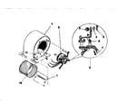 ICP PGMF42H135A functional replacement, blower diagram