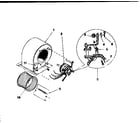 ICP PGMF48H135A functional replacement, blower diagram