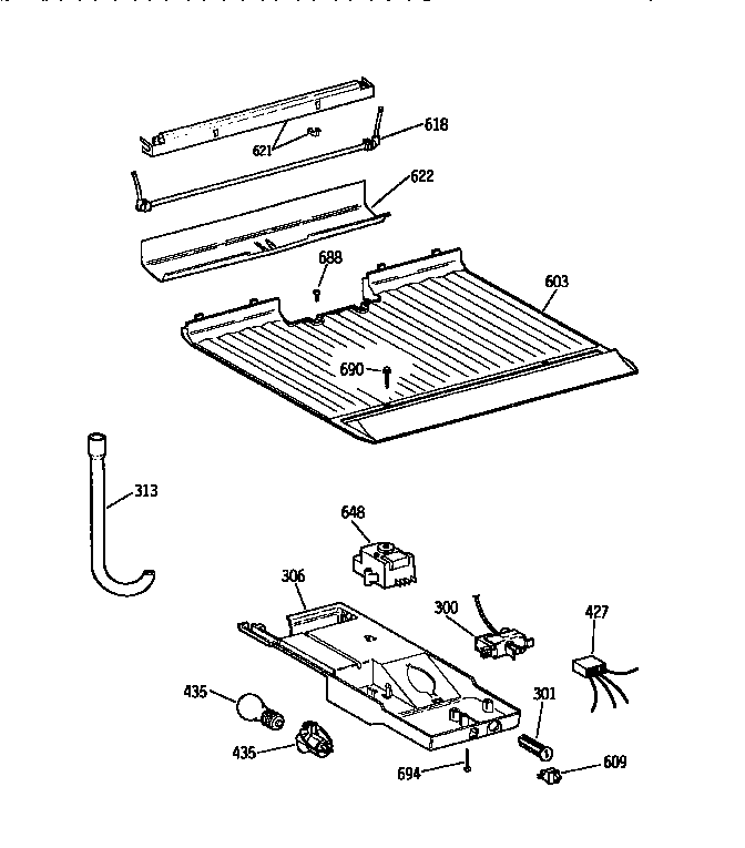 Freezer floor and control