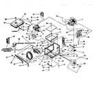Generac 9585-2 pressure washer and cradle diagram