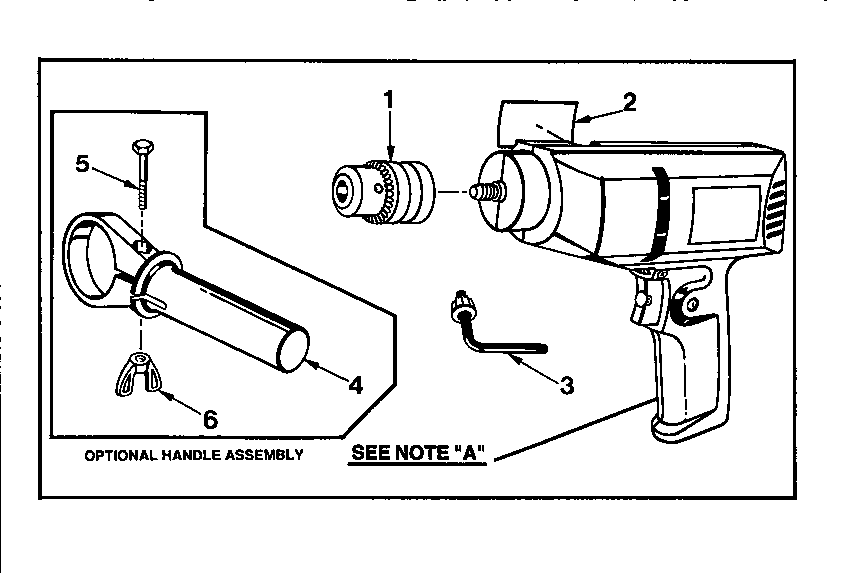 OPTIONAL HANDLE ASSEMBLY