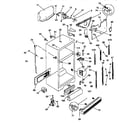 Frigidaire FRT22RHAD1 cabinet parts diagram