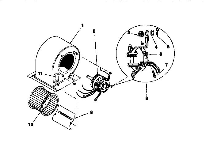Functional replacement, blower