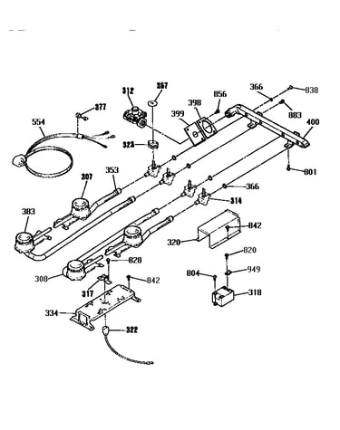 Burner section