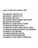 Parts list