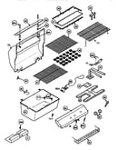 Grill and burner section