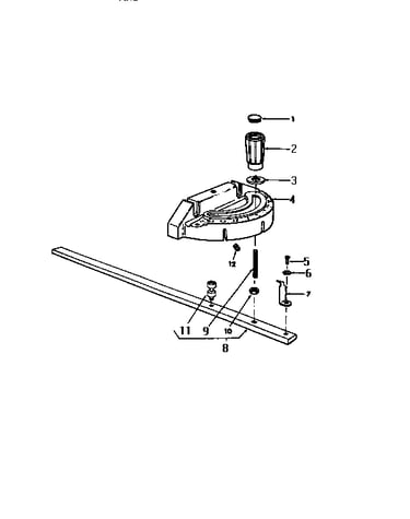 Miter gauge assembly