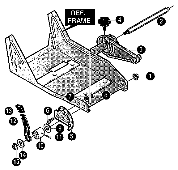 Height adjustment lever assembly