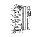 Kenmore 3639530781 fresh food door diagram