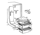 Kenmore 3639530781 fresh food section diagram