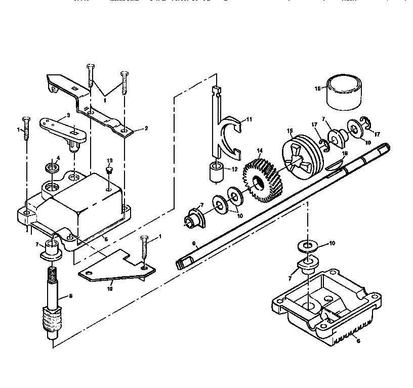 Gear case assembly