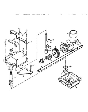 Gear case assembly