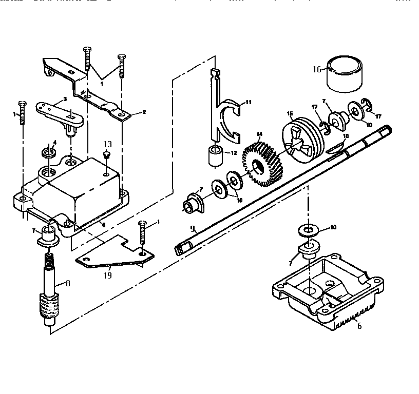 Gear case assembly