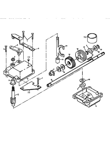 Gear case assembly