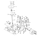 Craftsman 917252541 steering assembly diagram