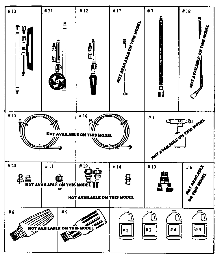 ACCESSORIES AND ATTACHMENTS