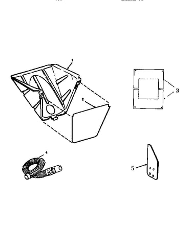 Adapter and chute collector