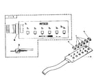 Brother XL-1500 switch panel pcb diagram