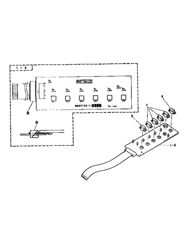 Switch panel pcb