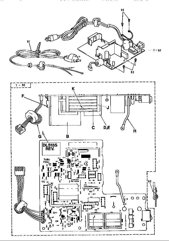 Power supply pcb, 127v