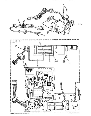 Power supply pcb, 127v