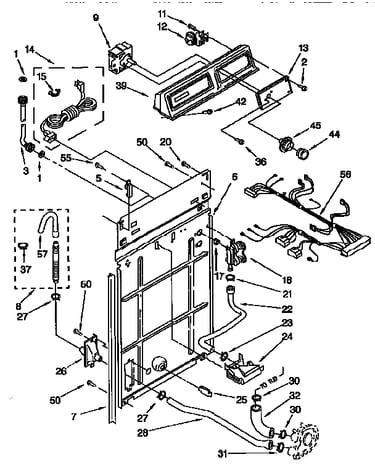 Control and rear panel