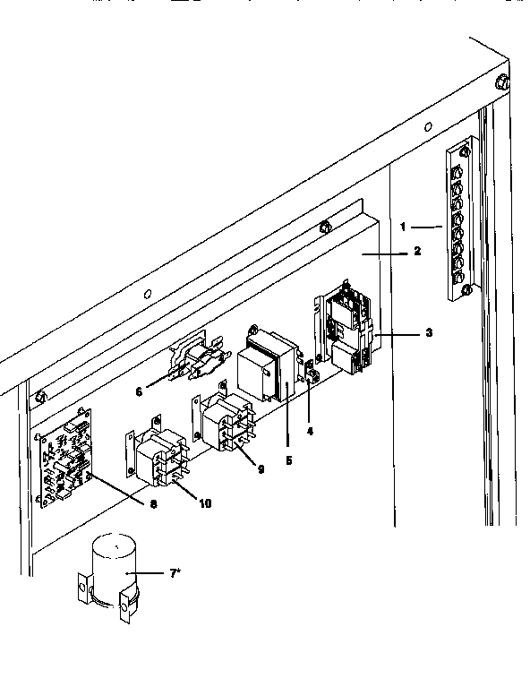 CONTROL PLATE - ALL MODELS