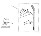 Kenmore 1163082590C handle diagram