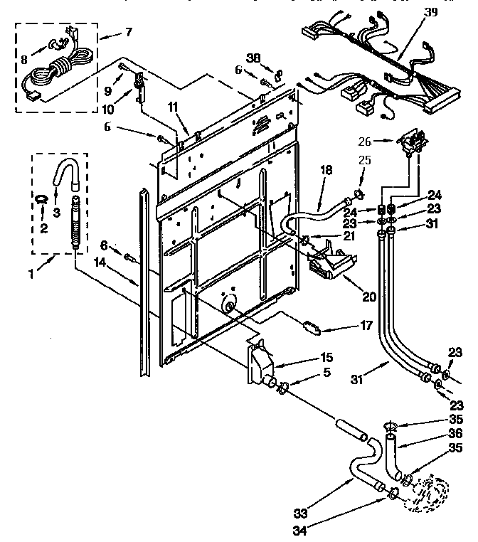 Rear panel