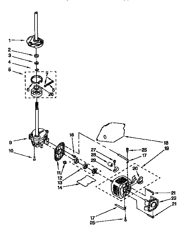 BRAKE,CLUTCH,GEARCASE,MOTOR&PUMP