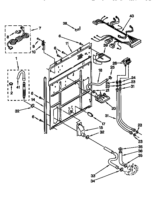 Rear panel