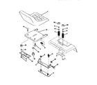 Craftsman 917250490 seat assembly diagram
