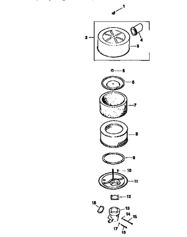 Eng, air intake, mv18s, type 58560