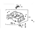Craftsman 917250490 engine, oil pan, mv18s/58560 diagram
